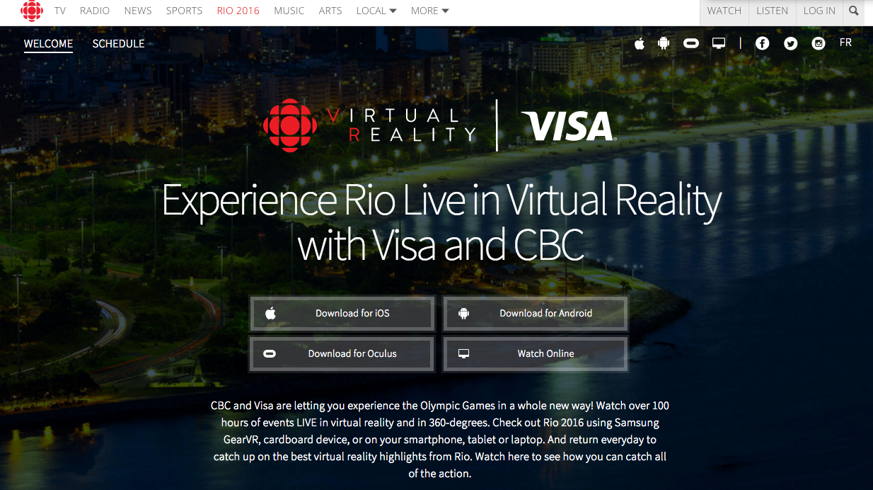 首屆采用 VR 直播的奧運會，這是一份觀看指南→ 